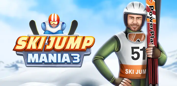 Ski Jump Mania 3 — Android game banner