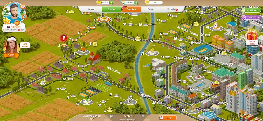 Tennis Mania Mobile screenshot 5