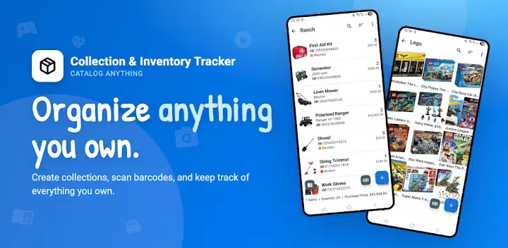 Collection & Inventory Tracker — Android app banner