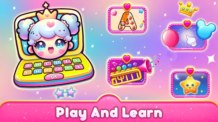 Princess Computer - Baby Phone screenshot 1