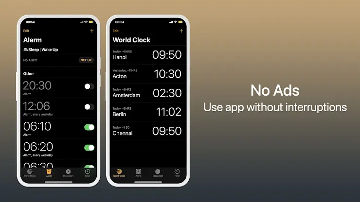 Clock Phone 15 Pro, Alarm Pro screenshot 1