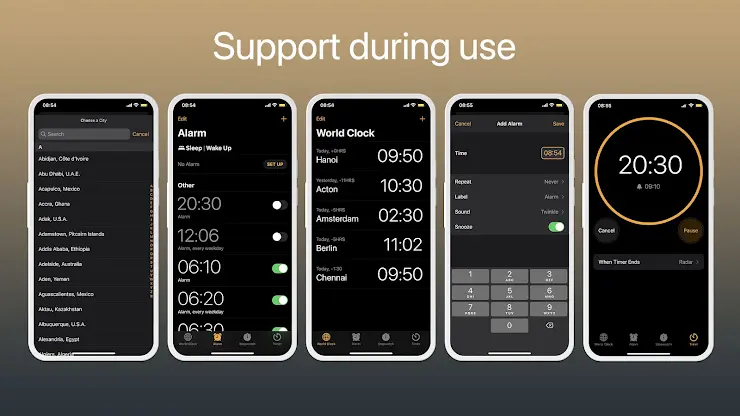 Clock Phone 15 Pro, Alarm Pro screenshot 7