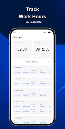 Work Hours Tracker screenshot 1