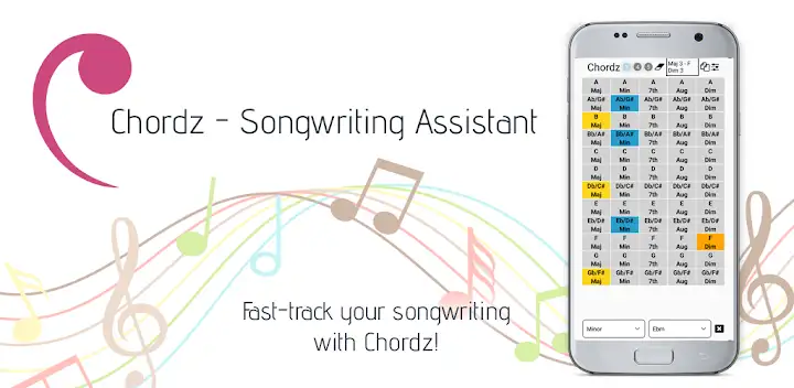 Chordz - Songwriting Assistant — Android app banner