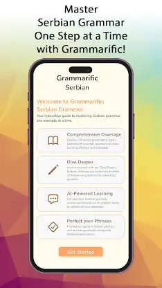 Grammarific:  Serbian Grammar screenshot 2
