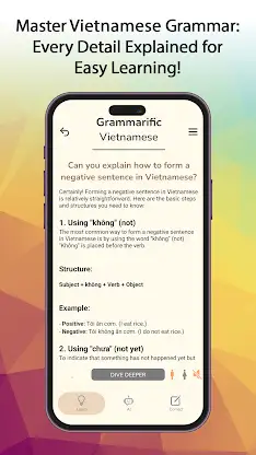 Grammarific Vietnamese Grammar screenshot 3