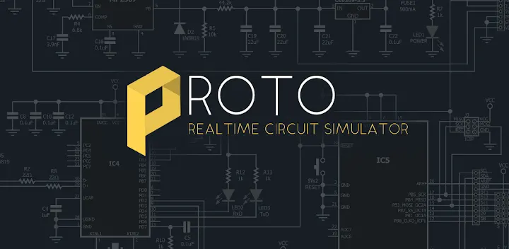 PROTO - circuit simulator — Android app banner