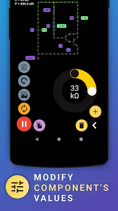 PROTO - circuit simulator screenshot 3