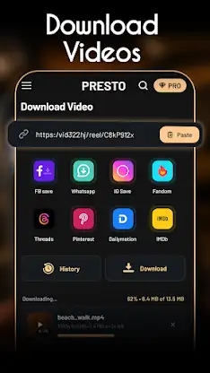 Presto: AI Photo Video Editor screenshot 1