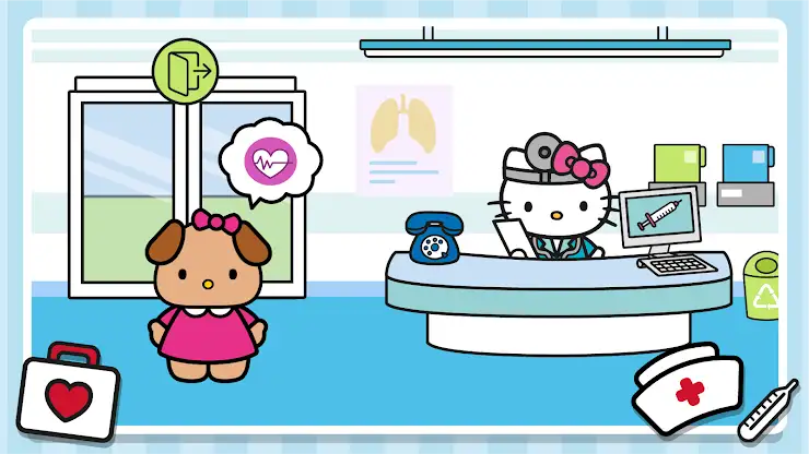 Hello Kitty: Kids Hospital screenshot 1