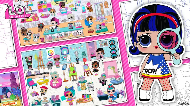 L.O.L. Surprise! Sticker Book screenshot 2