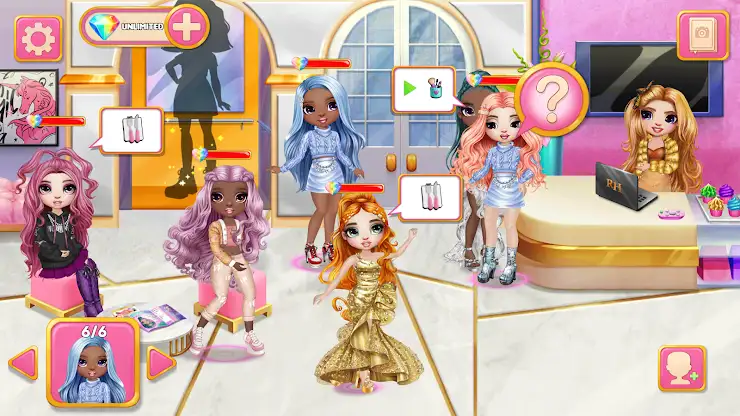 Rainbow High: Beauty Salon screenshot 1
