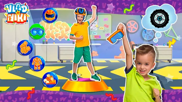 Vlad & Niki: Kids Bike Racing screenshot 1