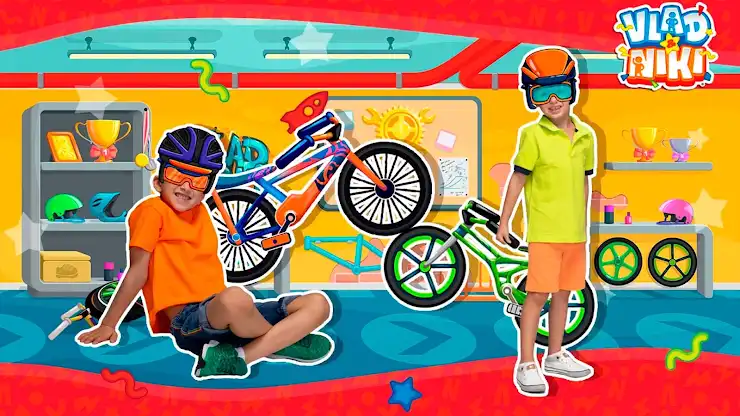 Vlad & Niki: Kids Bike Racing screenshot 2