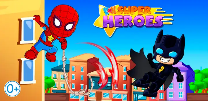 Vlad and Niki Superheroes — Android game banner