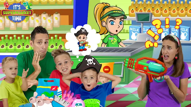 Vlad & Niki Supermarket game screenshot 4