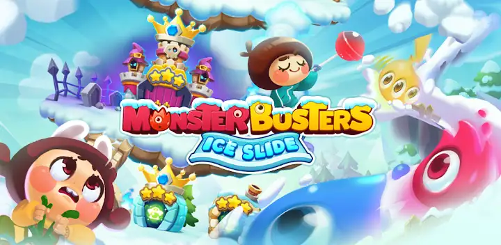 Monster Busters: Ice Slide — Android game banner
