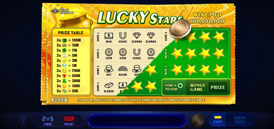Vegas Lottery Scratchers screenshot 1