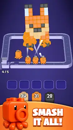 Pixel Town: Cube Blast 3D screenshot 2