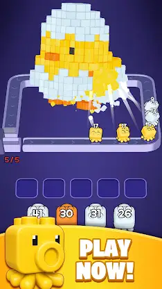 Pixel Town: Cube Blast 3D screenshot 3