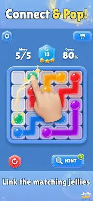 Jelly Link: Color Line Puzzle screenshot 1