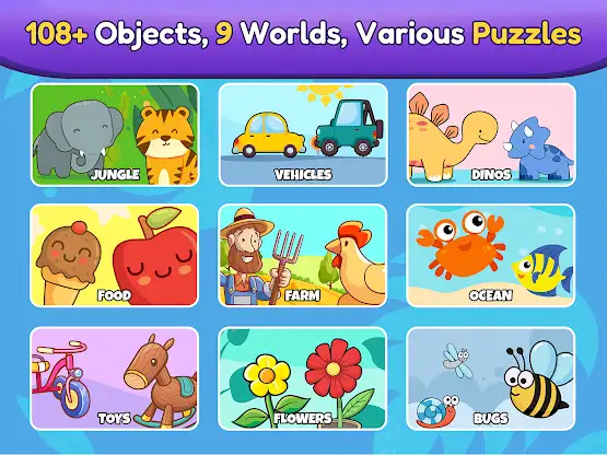 Baby Puzzle Games for Toddlers screenshot 1