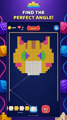 Meow Bounce: Yarn Flow screenshot 3
