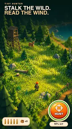Tiny Hunter: Hunting & Fishing screenshot 1