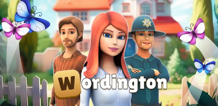 Wordington: Word Hunt & Design — Android game banner