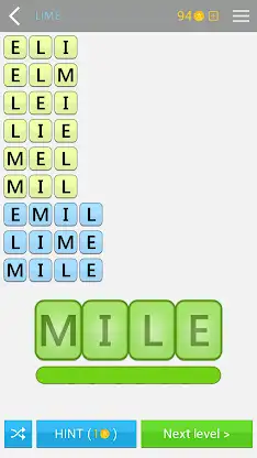 AnagramApp. Word anagrams screenshot 3