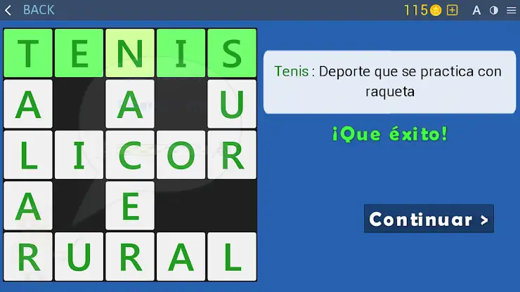 Crosswords Spanish crucigramas screenshot 5