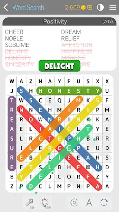 Word Search Evolved screenshot 1