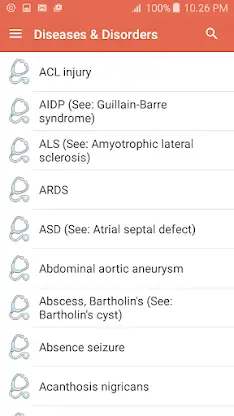 Disorder & Diseases Dictionary screenshot 2