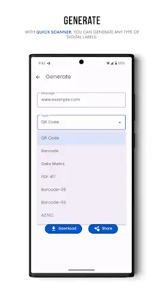 QR-Barcode Scanner & Generator screenshot 3