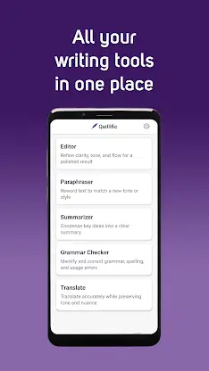 Quillific: AI Writing Tool screenshot 1