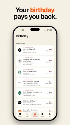 Freebird: Birthday Freebies screenshot 3