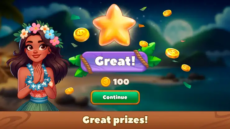 Block Puzzle Tropical Story screenshot 3