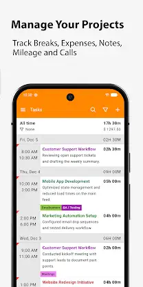 Timesheet - Work Time Tracker screenshot 3