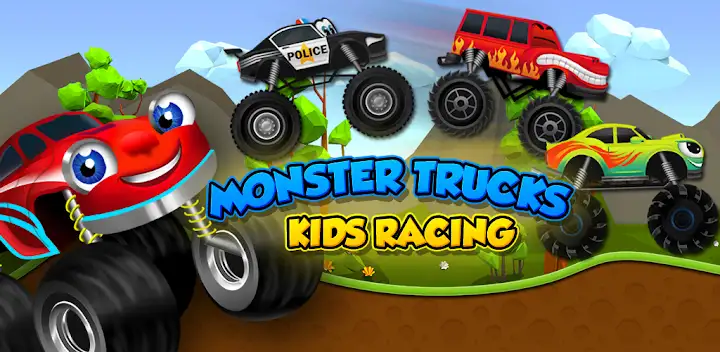 Monster Trucks Game for Kids 2 — Android game banner