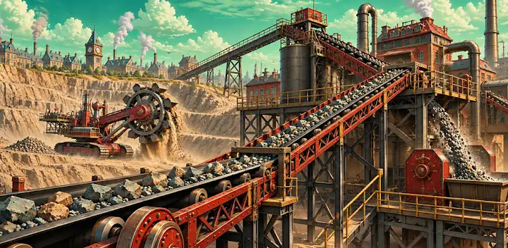 Steam City: Town building Sim — Android game banner