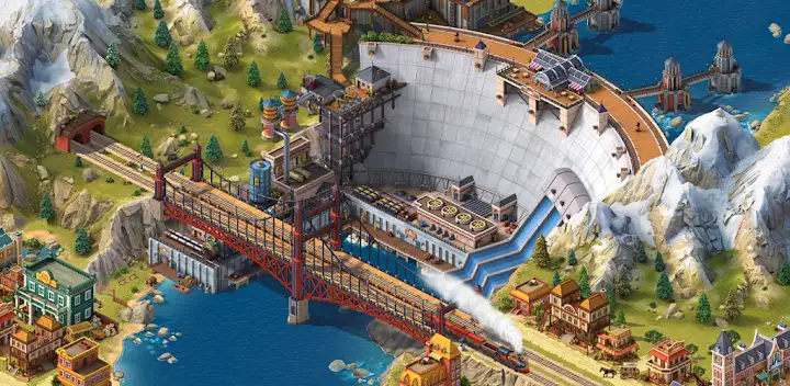 Wild West City: Building Sim — Android game banner
