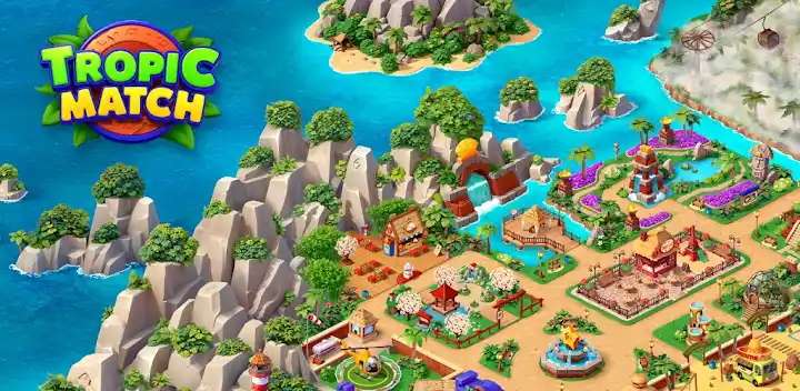 Tropic Match — Android game banner