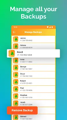Backup Deleted Contacts screenshot 5