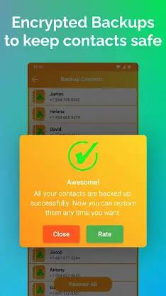 Backup Deleted Contacts screenshot 4