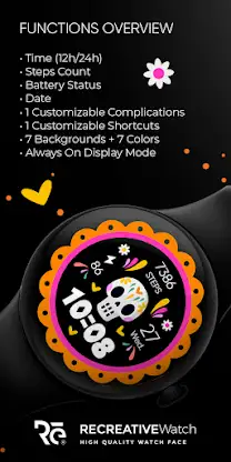 Día de Muertos - Wear Os screenshot 6