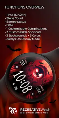 Evil Halloween - Wear OS screenshot 6
