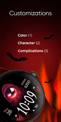 Evil Halloween - Wear OS screenshot 3