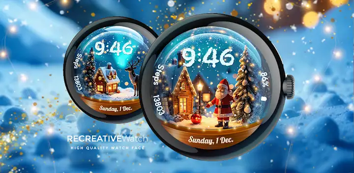ReS56 - Christmas Snow Globe — Android app banner