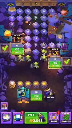 Gold and Goblins: Mining Games screenshot 5