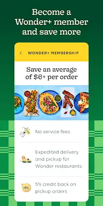 Wonder: Food Delivery screenshot 6